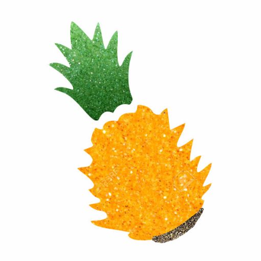 5x5 cm-es Csillámtetoválás sablon - ananász 418