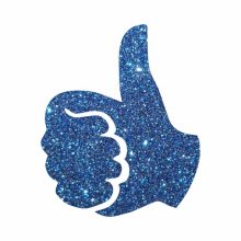 5x5 cm-es Csillámtetoválás sablon - Like 423