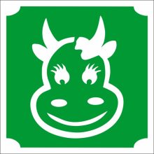 Csillámtetoválás sablon - Meggy Moo Boci 424