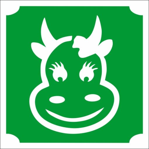 Csillámtetoválás sablon - Meggy Moo Boci 424