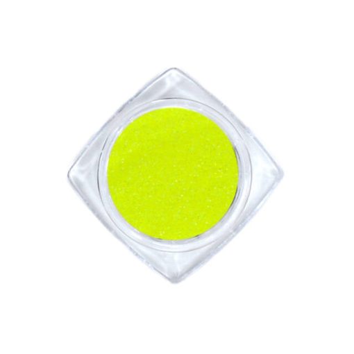 Cukorhatású uv neon csillámpor  sárga 510