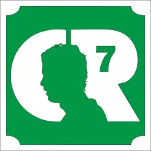 5x5 cm-es Csillámtetoválás sablon - C. Ronaldo 434