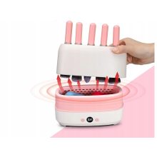 Elektromos szárító sminkecsetekhez és szivacsokhoz, 12 ecsethez való hellyel, időzítővel és LED kijelzővel