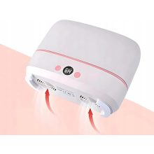 Elektromos szárító sminkecsetekhez és szivacsokhoz, 12 ecsethez való hellyel, időzítővel és LED kijelzővel