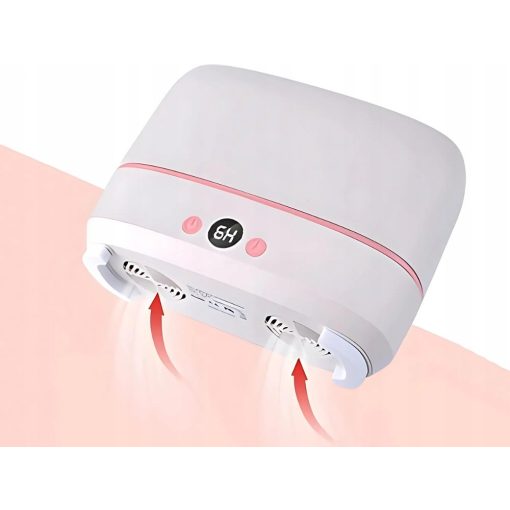 Elektromos szárító sminkecsetekhez és szivacsokhoz, 12 ecsethez való hellyel, időzítővel és LED kijelzővel