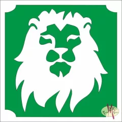 5x5 cm-es Csillámtetoválás sablon - Oroszlán 443