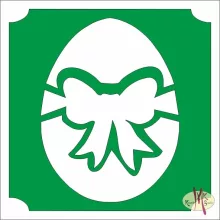 5x5 cm-es Csillámtetoválás sablon - Húsvéti tojás 445