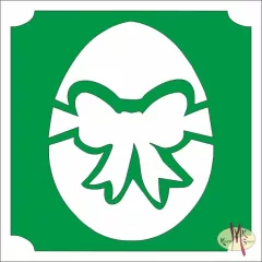 5x5 cm-es Csillámtetoválás sablon - Húsvéti tojás 445
