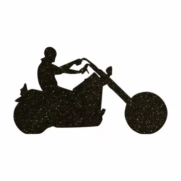 5x5 cm-es Csillámtetoválás sablon - Chopper motor 452