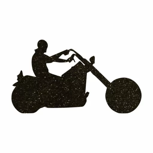 5x5 cm-es Csillámtetoválás sablon - Chopper motor 452