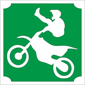 5x5 cm-es Csillámtetoválás sablon - Cross motoros 454