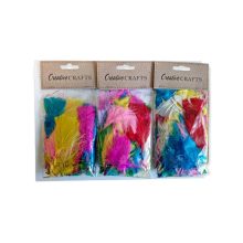 Dekor vegyes színes tollak