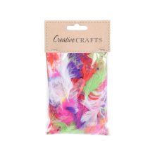 Dekor vegyes színes tollak