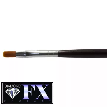 Diamond FX Lapos egyenes arcfestő ecset D1-4-es