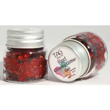 TAG Chunky Glitter Gel Plum - Szilva 20gr