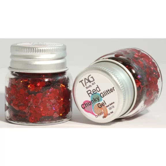 TAG Chunky Glitter Gel Plum - Szilva 20gr