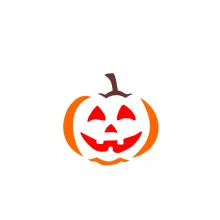 Arc és testfestő sablon - Halloween 3 minta 