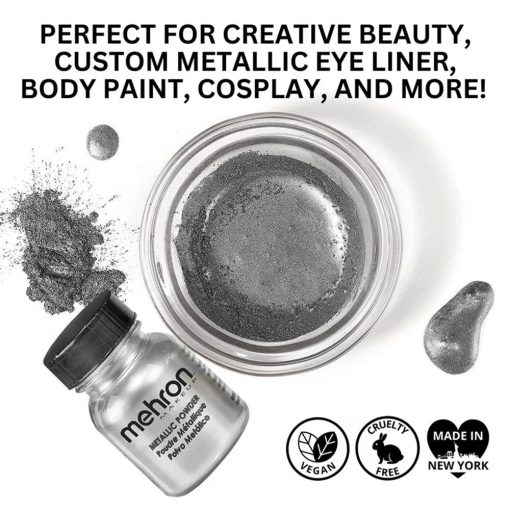Mehron Metallic Powder - Silver 14gr