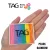 TAG csíkos arcfesték PEARL RAINBOW 50gr