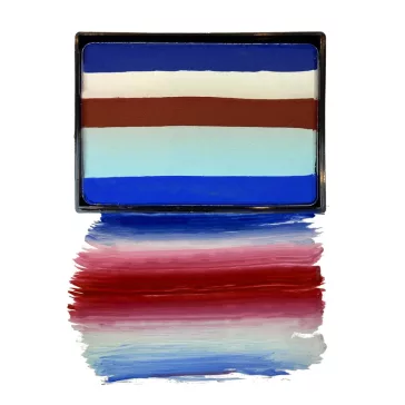 MEHRON PARADISE PRISMA csíkos arcfesték - Patriot 50g