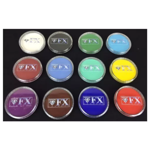 DiamondFX arcfesték tároló doboz 12x 30gr