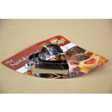 Sütikiszúró Fém - Szív forma, 3 db-os