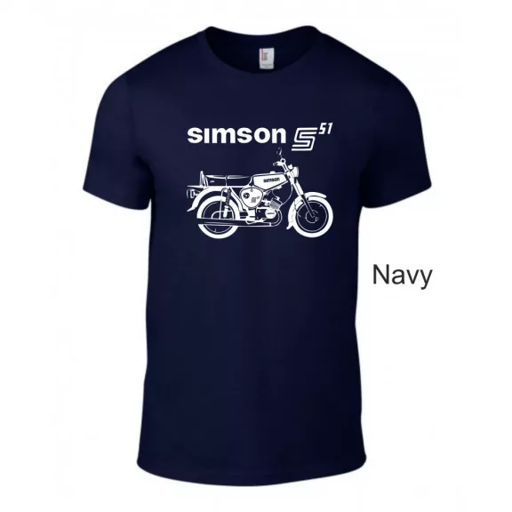 Simson S51 motoros póló – Egyedi retro stílus a legendás motor szerelmeseinek