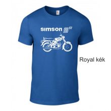 Simson S51 motoros póló – Egyedi retro stílus a legendás motor szerelmeseinek