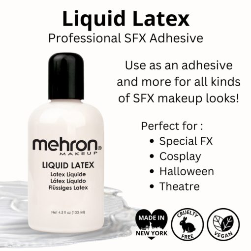 Mehron Liquid Latex - Clear  133ml