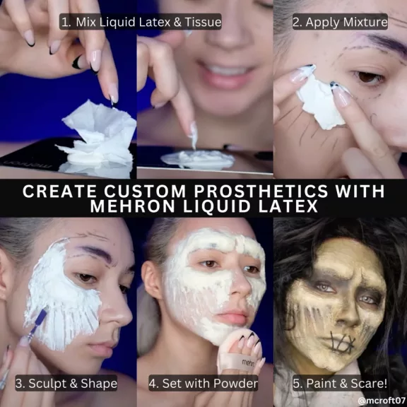 Mehron Liquid Latex - Clear  133ml