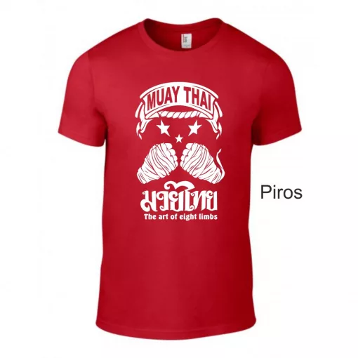 Muay Thai  póló a nyolc végtag művészete mintával