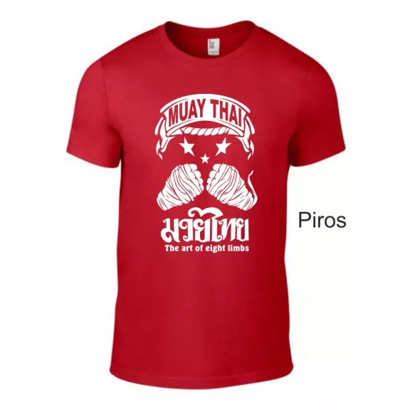 Muay Thai  póló a nyolc végtag művészete mintával