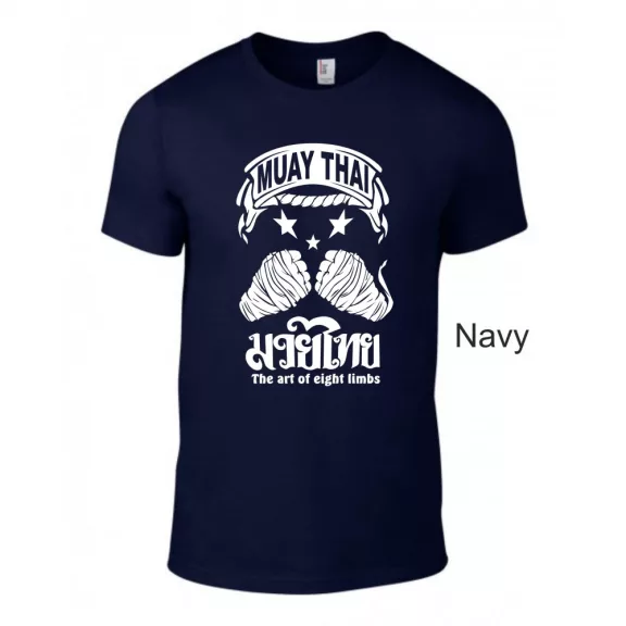 Muay Thai  póló a nyolc végtag művészete mintával