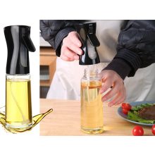 200 ml-es üveg olajszóró és ecet permetező fekete-fehér kivitelben