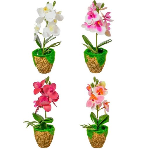 Cserepes mű Orchidea 27 cm