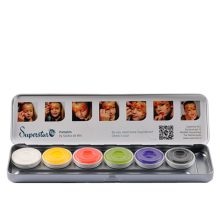 Superstar 6 színű arcfesték készlet - HALLOWEEN színek 