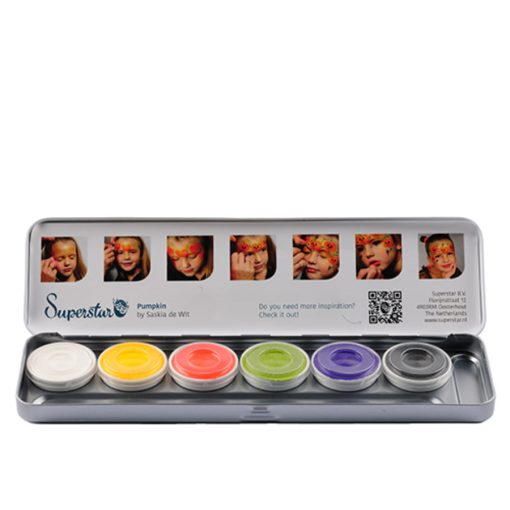 Superstar 6 színű arcfesték készlet - HALLOWEEN színek 