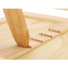 Asztali Festőállvány / Íróasztali Rajztábla Fiókos Fa Bőrönddel