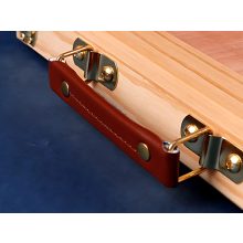 Asztali Festőállvány / Íróasztali Rajztábla Fiókos Fa Bőrönddel