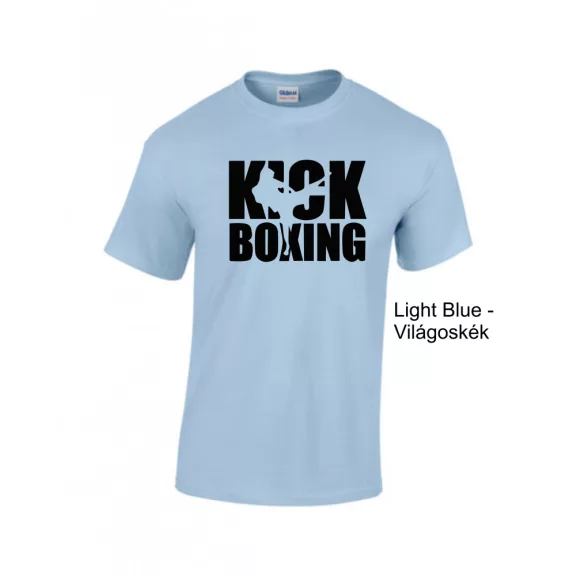 Kick Box feliratos prémium pamut póló edzéshez és sporthoz