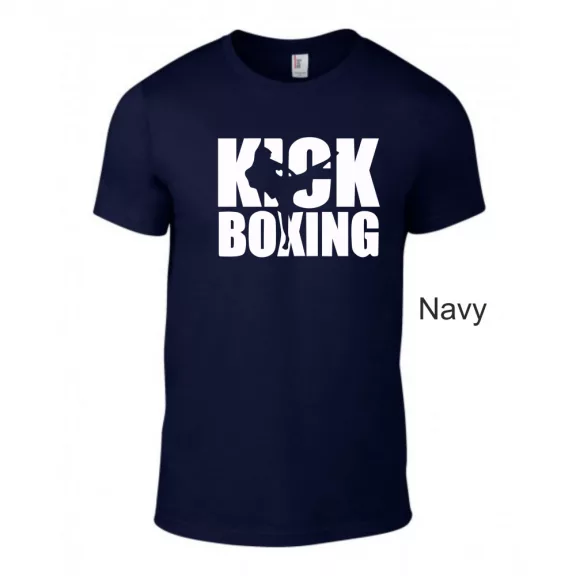 Kick Box feliratos prémium pamut póló edzéshez és sporthoz