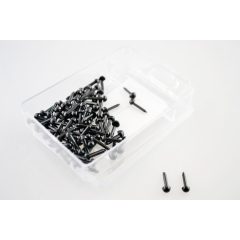 Beszúrható szem - fekete 4 mm