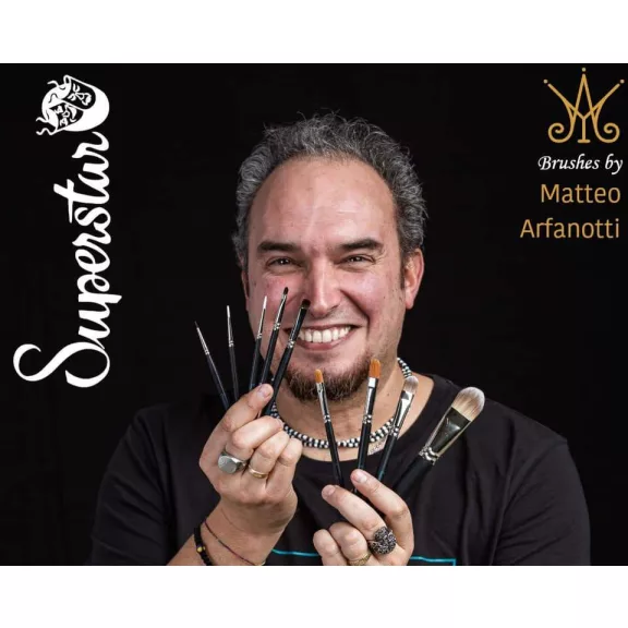 Matteo Arfanotti by Superstar 6-os Filbert ecset