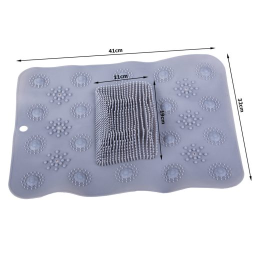 Lábmasszírozó zuhanyszőnyeg kádba és zuhanyzóba, csúszásgátló tapadókorongokkal, több mint 1000 masszázsbütyökkel