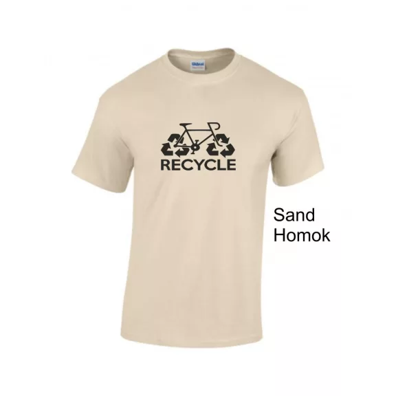 Póló - Recycle bicikli