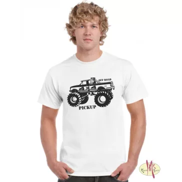 Kereknyakú Póló -  Off Road 4x4 Pickup