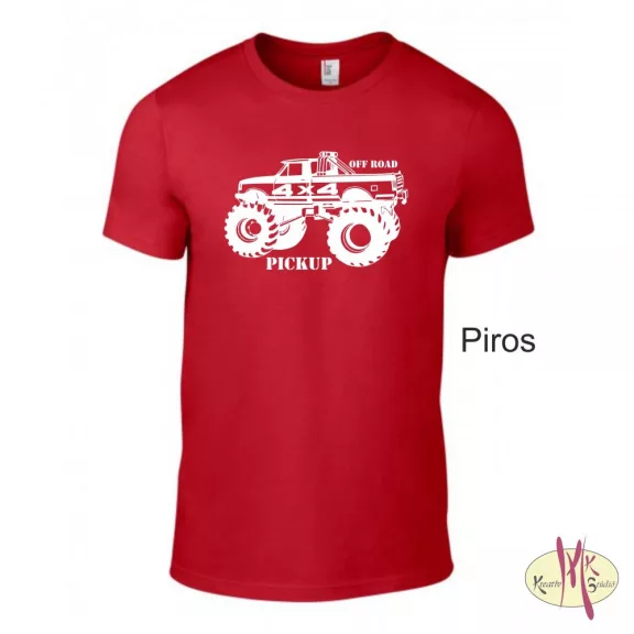 Kereknyakú Póló -  Off Road 4x4 Pickup