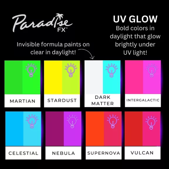 Mehron Paradise - UV-Neon Vulcan 40gramm