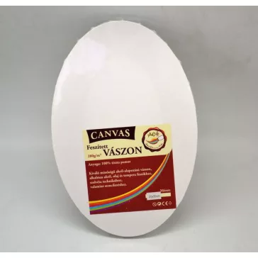 Feszített festővászon - ovális