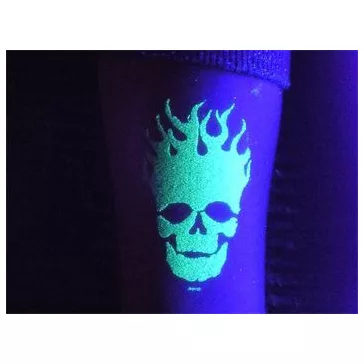 UV - NEON csillámpor csőrös üvegben - Lila 7 ml
